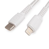 Интерфейсный кабель, Awei CL-118L, Type-C - Lightning, PD 20W, белый