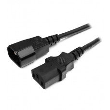Кабель power, Cablexpert PC-189-1-3M, C13 - C14, системный блок/монитор - ИБП, 3м,  black