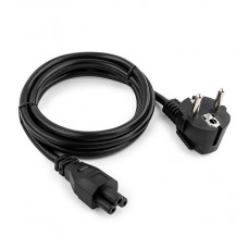 Кабель питания, Cablexpert PC-186-ML12, Schuko - C5 (ноутбук), 3 pin, 1.8м,  black