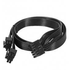 Переходник для блока питания Molex 12 pin -> 2x8(6+2)pin, Cablexpert CC-PSU-2812