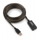 Кабель USB (удлинитель) Type Am- Af, 5m, Cablexpert UAE-01-5M, USB 2.0, black