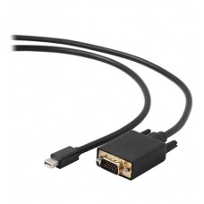 Кабель SVGA, MiniDisplayPort to D-Sub (VGA),  1.8m,  Cablexpert CC-mDPM-VGAM-6