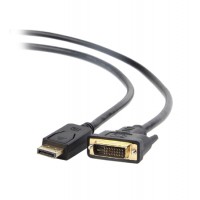 Кабель SVGA, DisplayPort to DVI, 3m, Cablexpert CC-DPM-DVIM-3M