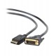 Кабель SVGA, DisplayPort to DVI, 3m, Cablexpert CC-DPM-DVIM-3M