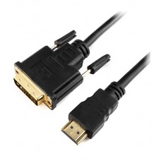 Кабель SVGA, DVI-D to HDMI, m/m, Gembird CC-HDMI-DVI-10MC, 18+1pin/HDMI, 10м