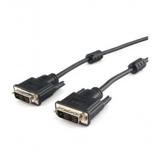 Кабель SVGA, DVI-D to DVI-D, m/m, Cablexpert, CC-DVIL-BK-15, 18+1pin/18+1, 4.5м