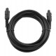 Кабель Audio, Cablexpert CC-OPT-3M, Toslink Optic Cable, 3m, black