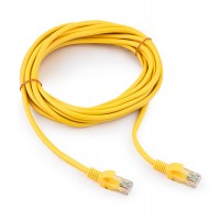 Кабель  Patch cord  UTP 5e-Cat  5 m Cablexpert PP10-5M/Y, желтый