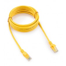 Кабель  Patch cord  UTP 5e-Cat  3 m Cablexpert PP10-3M/Y, желтый