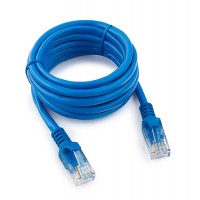 Кабель  Patch cord  UTP 5e-Cat  2 m Cablexpert PP10-2M/B, синий