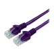 Кабель  Patch cord  UTP 5e-Cat  1.5 m Cablexpert PP12-1.5M/V, фиолетовый