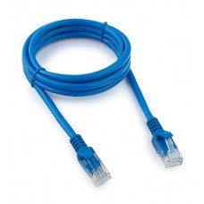 Кабель  Patch cord  UTP 5e-Cat  1.5 m Cablexpert PP12-1.5M/B, синий