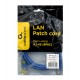 Кабель  Patch cord  UTP 5e-Cat  1.5 m Cablexpert PP12-1.5M/B, синий