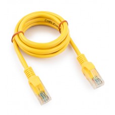 Кабель  Patch cord  UTP 5e-Cat  1 m Cablexpert PP10-1M/Y, желтый