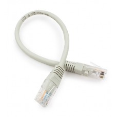 Кабель  Patch cord  UTP 5e-Cat  0.25 m Cablexpert PP10-0.25M, серый