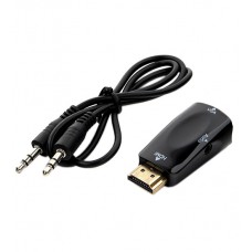 Converter, HDMI m -> D-Sub (VGA) f, Cablexpert A-HDMI-VGA-02, black