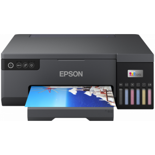 Принтер струйный цветной Epson L8050 C11CK37403, A4, до 22стр/мин, LAN, WIFI Direct, печать на CD/DVD, СНПЧ (6цвет)