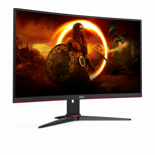 Монитор Игровой 27" AOC 27G2ZNE/BK (00/01) VA 240Hz 1ms 300cd/m 3000:1 2xHDMI DP Black/Red