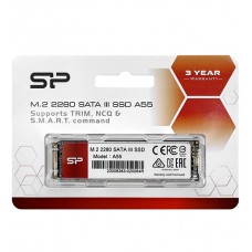 Твердотельный накопитель SSD M.2 SATA  256 GB Silicon Power A55, SP256GBSS3A55M28, SATA 6Gb/s