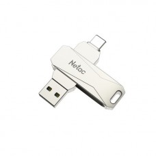 Флэш-накопитель Netac U782C USB3.0+TypeC Dual Flash Drive 512GB, up to 130MB/s