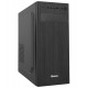 Компьютерный корпус ATX midi tower Qmax H300B, (400W), черный