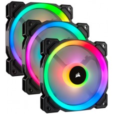 Комплект вентиляторов для корпуса Corsair LL120 RGB, 12cm (Triple Fan with Lighting Node PRO)