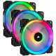 Комплект вентиляторов для корпуса Corsair LL120 RGB, 12cm (Triple Fan with Lighting Node PRO)