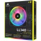 Вентилятор для корпуса Corsair, LL140 RGB, 14cm (Single Pack)