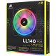 Вентилятор для корпуса Corsair, LL140 RGB, 14cm (Single Pack)