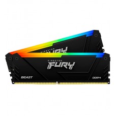 Комплект модулей памяти Kingston FURY Beast RGB KF432C16BB2AK2/16 DDR4 16GB (Kit 2x8GB) 3200MHz