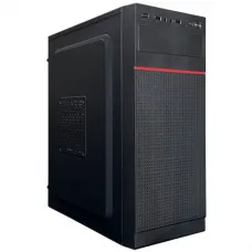 Компьютерный корпус JM 032, mITX, mATX, ATX, USB2.0x2, 3,5"x2 2,5"x3,  БП 400W, Черный