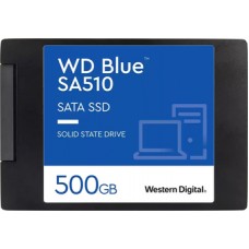 Твердотельный накопитель SSD 500GB SSD WD BLUE SA510 2.5” SATA3 R555Мб/с W440Мб/с WDS500G3B0A