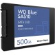 Твердотельный накопитель SSD 500GB SSD WD BLUE SA510 2.5” SATA3 R555Мб/с W440Мб/с WDS500G3B0A