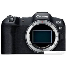 Фотоаппарат Canon EOS R8 Body, беззеркальный, черный, 24,2 Mpx, CMOS 22.3х14.8 мм, UHD 4K, экран 3.0"" поворотный, Li-ion