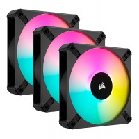 Комплект вентиляторов для корпуса, 12cm x 3, Corsair iCUE AF120 RGB Elite, 550-2100rpm, 65.57CFM, CO-9050154-WW