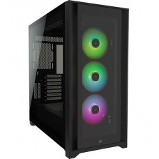 Компьютерный корпус Corsair, iCUE 5000X RGB, CC-9011212-WW (без БП), black