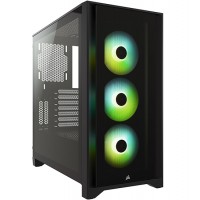 Компьютерный корпус Corsair, iCUE 4000X RGB CC-9011204-WW, (без БП), black
