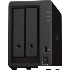 Сетевой накопитель Synology DS723+ Сетевой NAS-сервер, 2 отсека для HDD
