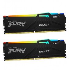 Комплект модулей памяти Kingston FURY Beast RGB 2x8ГБ DDR5 5600 МГц (KF556C36BBEAK2-16)