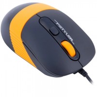 Мышь A4tech Fstyler FM10-ORANGE, оптическая 1600DPI, 150 см, USB