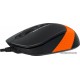 Мышь A4tech Fstyler FM10-ORANGE, оптическая 1600DPI, 150 см, USB