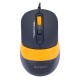 Мышь A4tech Fstyler FM10-ORANGE, оптическая 1600DPI, 150 см, USB