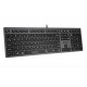 Клавиатура A4tech Fstyler FX50, Slim, 105 клавиш, 150см, FN 12 Multimedia, USB