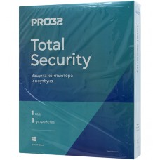 Антивирус PRO32 Total Security BOX лицензия на 1 год 3ПК