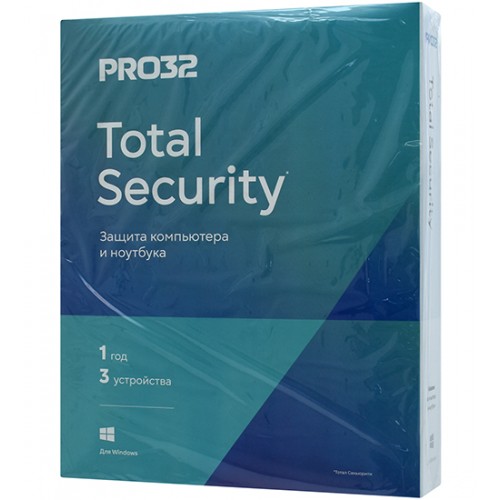 Антивирус PRO32 Total Security BOX лицензия на 1 год 3ПК