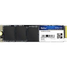 Твердотельный накопитель SSD 256Gb, M.2 2280, Netac NV2000, NVMe, PCIe 3x4, 2500R/1000W