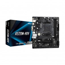 Материнская плата ASRock A520M-HDV AM4 2xDDR4 4xSATA3 M.2 D-Sub DVI HDMI mATX