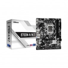 Материнская плата ASRock B760M-H/M.2 LGA1700 2xDDR5 4xSATA RAID 2xM.2 HDMI DP mATX