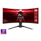 Монитор 34" ASRock PG34WQ15R2B VA 3440x1440@165Hz 1мс 300cd/m2 3000:1 Curved 2xHDMI DP Black