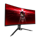 Монитор 34" ASRock PG34WQ15R2B VA 3440x1440@165Hz 1мс 300cd/m2 3000:1 Curved 2xHDMI DP Black